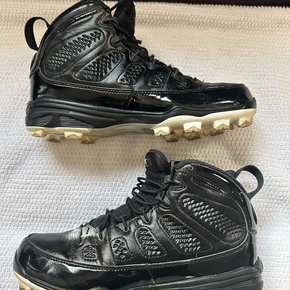 Jordan 9 Derek Jeter Respect $50 Baseball Cleats size 7 pre owned - Picture 2 of 5